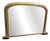 Antique English Gilt Overmantle Mirror, 1800s For Sale