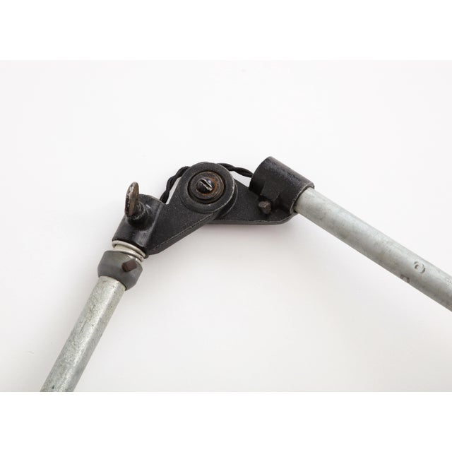 1940s Industrial Anglepoise Wall Mounted Cast Iron Sconce, C. 1940 For Sale - Image 5 of 13