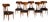 Biedermeier Shovel-Back Chairs, 1820, Set of 6 For Sale