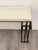 French Wrought Iron Travertine Top Console Table For Sale - Image 3 of 10