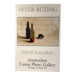 Peter Ruting (1938-2015), the Red Line, 1983, Copyright 1984 Verkerke Gallery, Printed in Netherlands For Sale