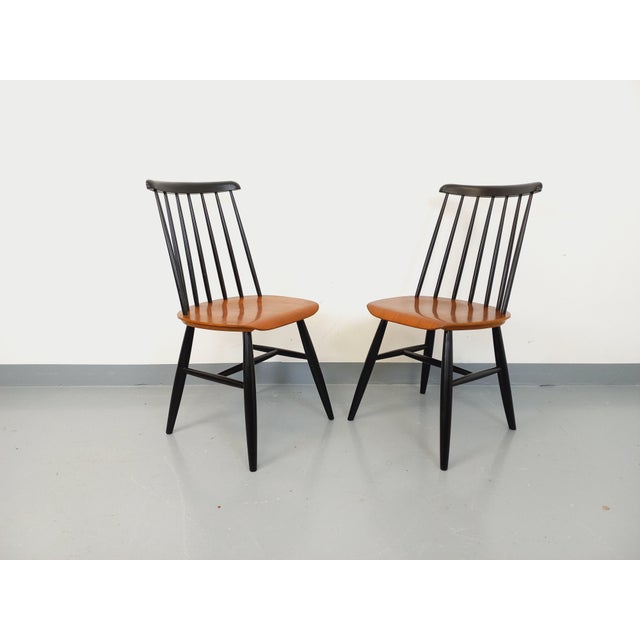 Vintage Scandinavian Fanett Chairs by Ilmari Tapiovaara, 1960s, Set of 2 For Sale - Image 11 of 15
