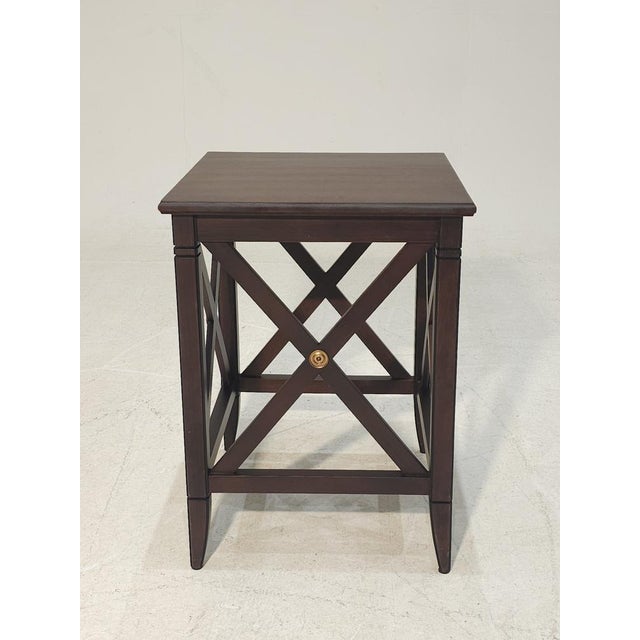 Wood Directoire Side Table, 2010s For Sale - Image 7 of 7