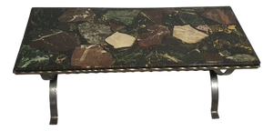 Resin and Marble Coffee Table, 1970s