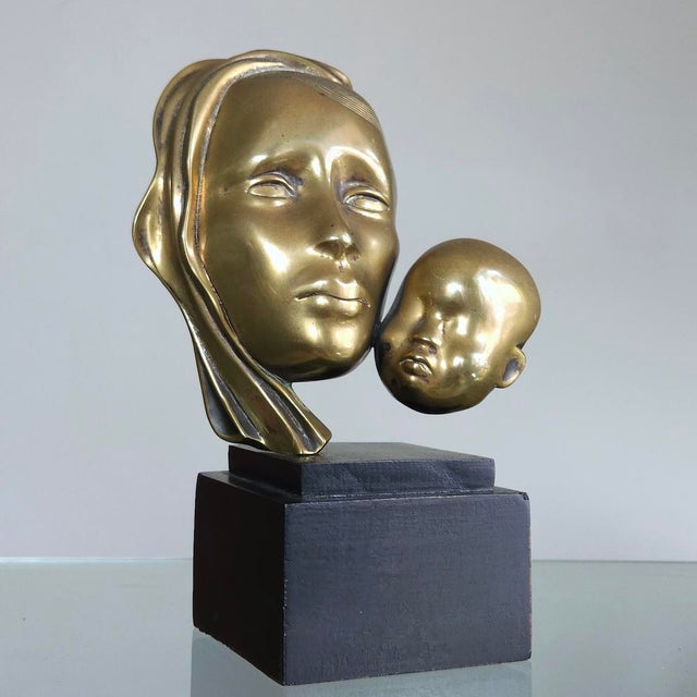 Semi-Sculptural Mother and Child from Hagenauer, 1950s For Sale - Image 4 of 4