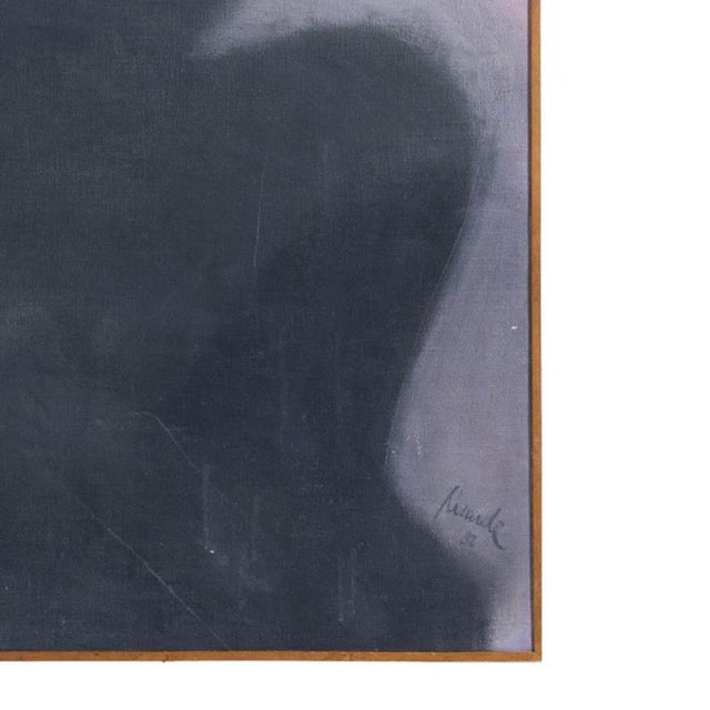 Júlio Resende, Composition, 1980s, Oil on Canvas For Sale - Image 5 of 6