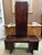 Exceptional 1950s Rosewood Petite Vanity Table with attached folding mirror. This unique piece is petite in size perfect...