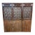Chinese Carved Wood Folding Screen, Antique For Sale