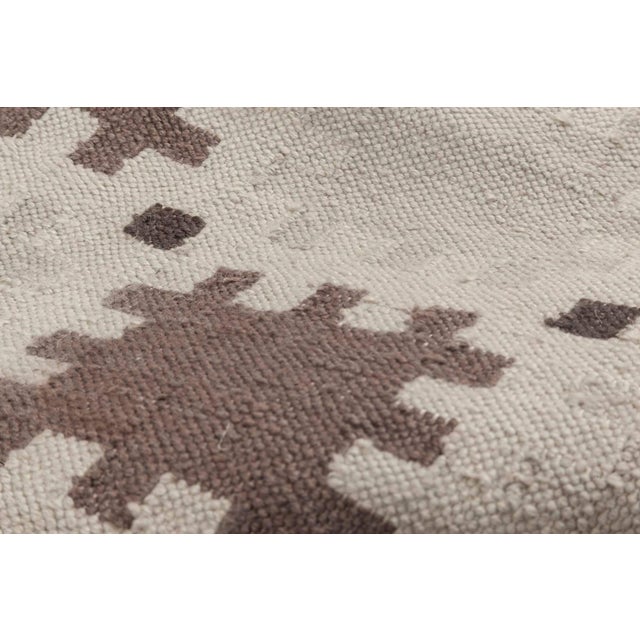 Mid-Century Modern Modern Scandinavian Style Flat-Weave Wool Rug by Doris Leslie Blau For Sale - Image 3 of 5
