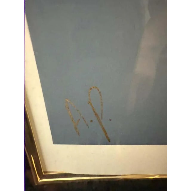 Pink Masquerade #2, Large Modern Artist Proof Lithograph Portrait by Leal For Sale - Image 8 of 8