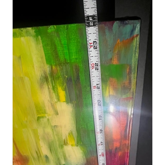 Robert Cornman Original Colorful Abstract Painting, Untitled For Sale - Image 10 of 13