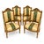 Large Louis XVI Gilded Fauteuils, Set of 4 For Sale - Image 3 of 9
