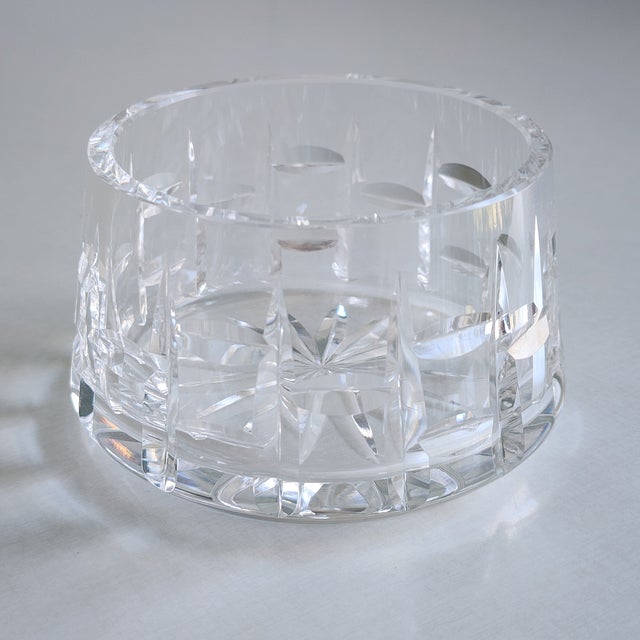 Transparent 1980s Waterford Tralee Creamer Pitcher and Open Bowl Sugar Set Excellent Condition For Sale - Image 8 of 11