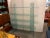 Glass Italian Molded Glass Adjustable Free-Standing Shelf For Sale - Image 7 of 9