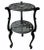 Late 20th Century Round Iron Table - Vintage - Two Tiered For Sale - Image 5 of 5