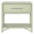 Olympia One-Drawer Nightstand in Celery Green For Sale