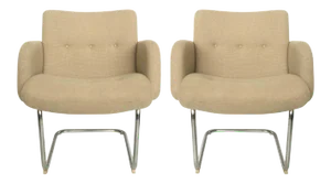 Mid-Century Modern Harvey Probber Cantilevered Chairs - A Pair