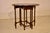 19th Century 19th Century English Oak Carved Gate-Leg Table For Sale - Image 5 of 10