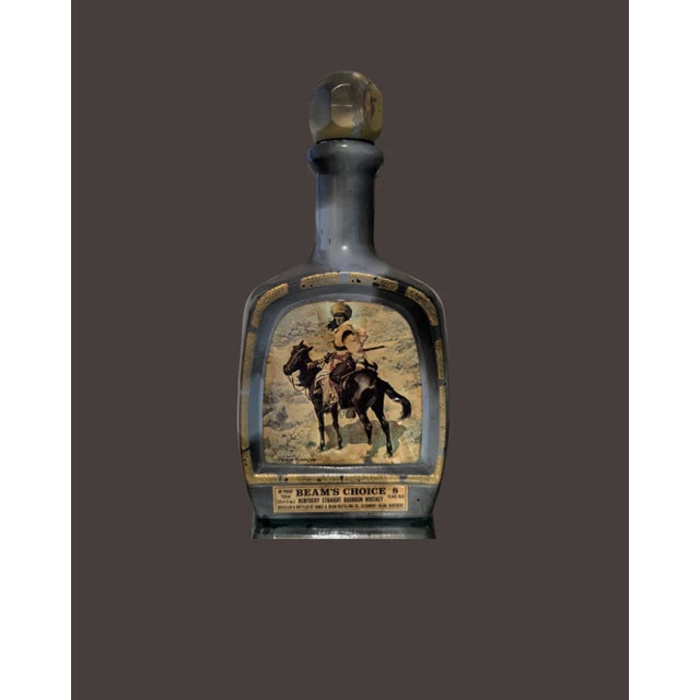 Jim Beam, the famous bourbon whiskey, produced in Clermont, Kentucky, is a classic addition to your storytelling barware!...