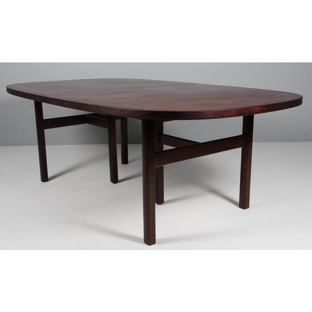 Arne Vodder dining / conference table in rosewood. Made by Sibast. This piece is attributed to the mentioned...