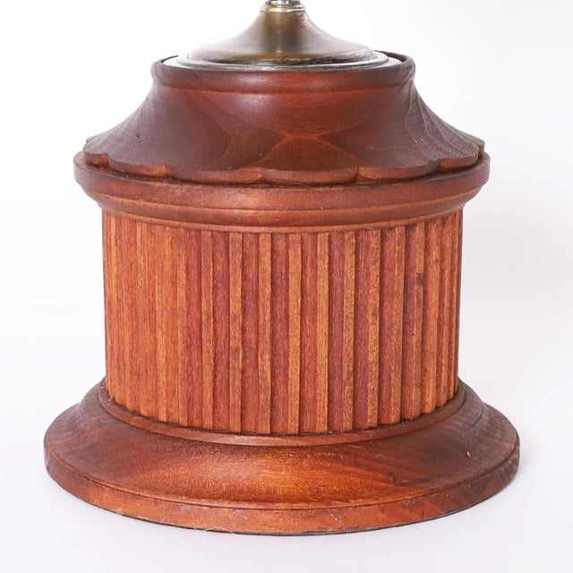 Wood Ostrich Egg Candlestick For Sale - Image 7 of 8