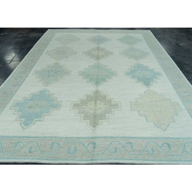 Early 21st Century Turkish Oushak Rug 8'9" x 12'5" #19296 For Sale - Image 5 of 8