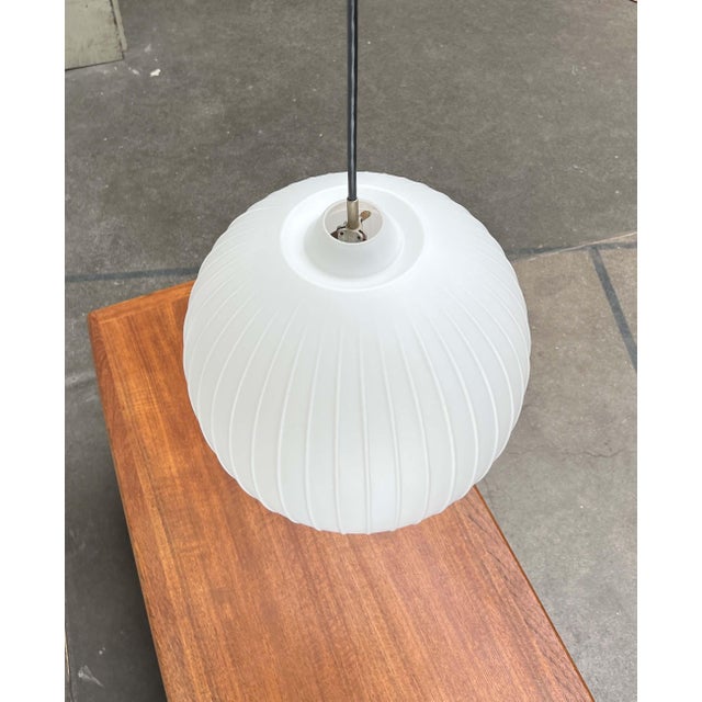Metal Mid-Century Modern German Model Bologna Ceiling Lamp by Aloys Ferdinand Gangkofner for Peill & Putzler, 1060s For Sale - Image 7 of 18