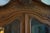 French Provincial Antique French Rococo Glass Door Armoire For Sale - Image 3 of 11
