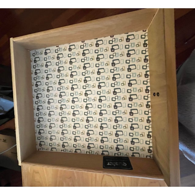 Wood 1960s Founders Light Blonde Student Desk For Sale - Image 7 of 10