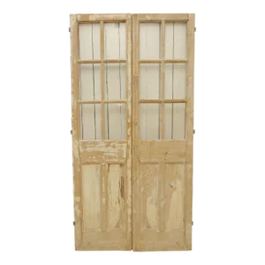 Late 19th Century Double French Glass Doors - a Pair