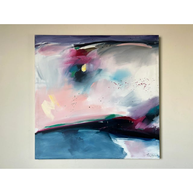 Large Lee Tugwell Davis Expressionist Abstract Painting For Sale - Image 13 of 13