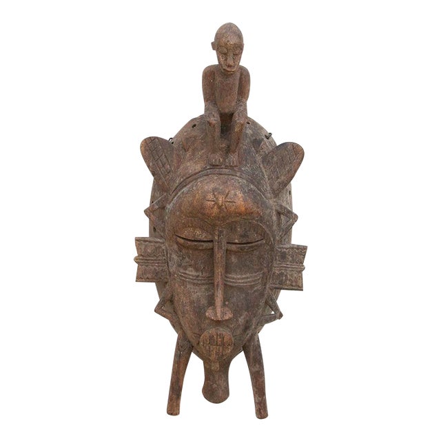 Guardian Figure, African Tribal Mask For Sale
