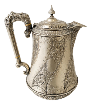 Antique Silver Plated Teapot, 1800s