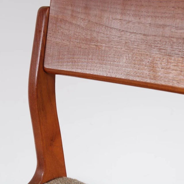 1960s Dining Table and Chairs by Henning Kjærnulf for Vejle Stole, 1960s, Set of 5 For Sale - Image 5 of 18