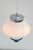 Scandinavian Art Deco Milk Glass Pendant Light with Azure Blue Details, 1930s For Sale - Image 11 of 17