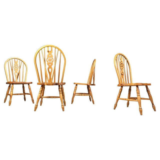 Vintage Dining Chairs from Ercol, 1950s, Set of 4 For Sale - Image 11 of 11