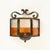 Brutalist Wrought Iron and Amber Glass Sconces from Longobard, Italy, 1970, Set of 2 For Sale - Image 13 of 16
