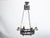 1900s French Turn of the Century Iron Chandelier with Six Lights and Scrollwork For Sale In Atlanta - Image 6 of 10