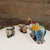 South African Fenix Raku. Hand Made Ceramic Pottery Rainbow Animals- Set of 4 For Sale - Image 15 of 18