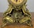 Vintage French Style Brass Decorative Mantel Clock For Sale - Image 4 of 11