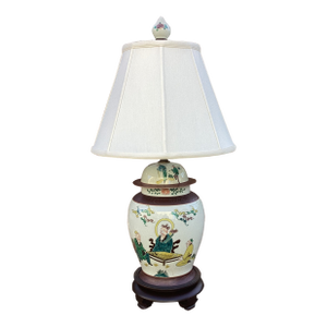 Vintage Chinese Ginger Jar Mounted as Lamp