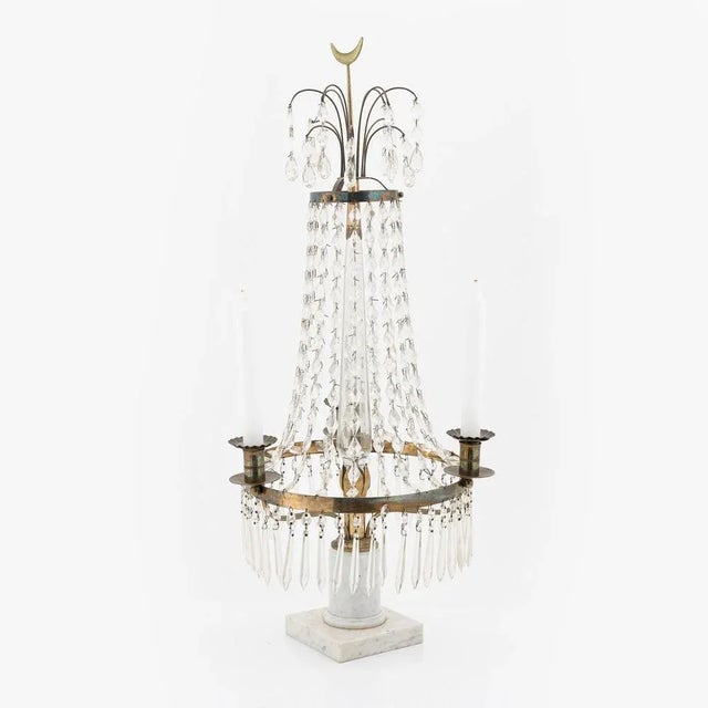 Gold Large Prism Table Lights, 1880s For Sale - Image 8 of 8