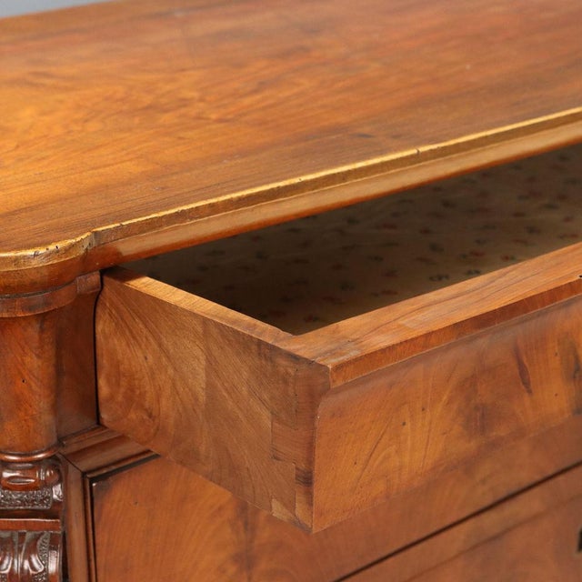 Charles X Mahogany Chest of Drawers For Sale - Image 5 of 11