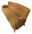Vintage Scandinavian Curved Bouclé 3-Seater Sofa, 1950s For Sale
