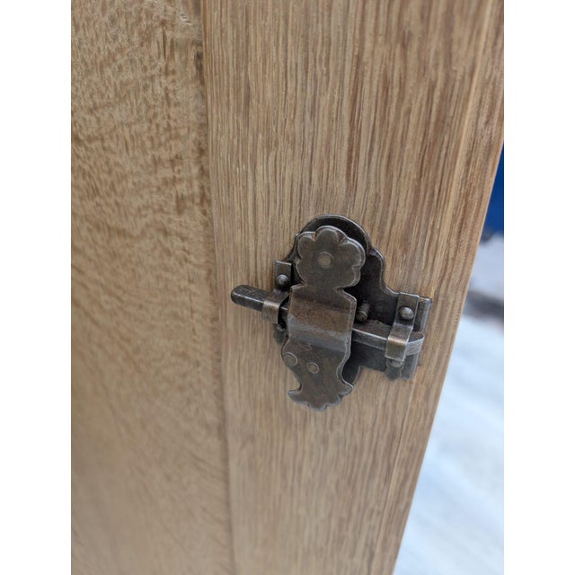 Cabinet with Shelves in Oak Wood For Sale - Image 10 of 15