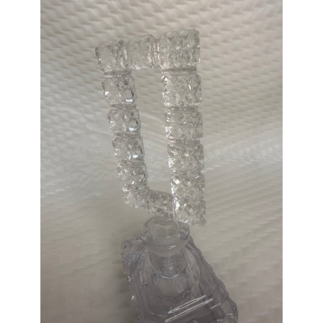 Art Deco Beautifully Etched Perfume Decanter 10930's For Sale - Image 3 of 7