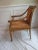 Wood Vintage Gilded Accent Chair For Sale - Image 7 of 11