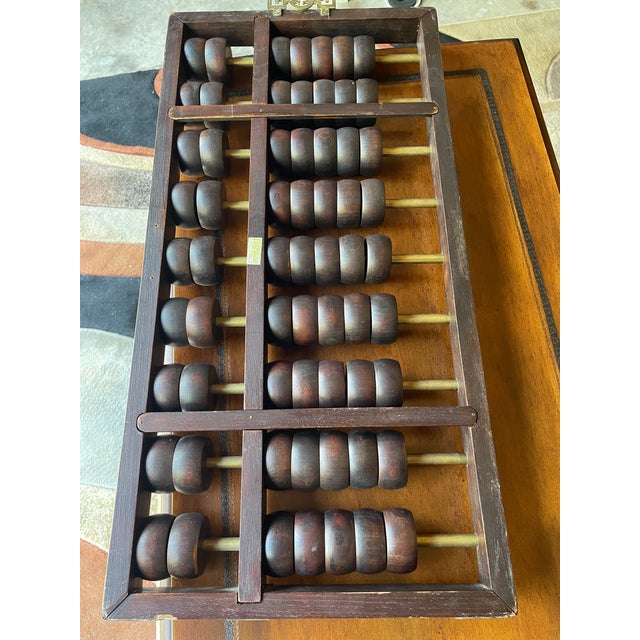 VIntage Large Abacus Imported From Hong Kong For Sale - Image 9 of 12