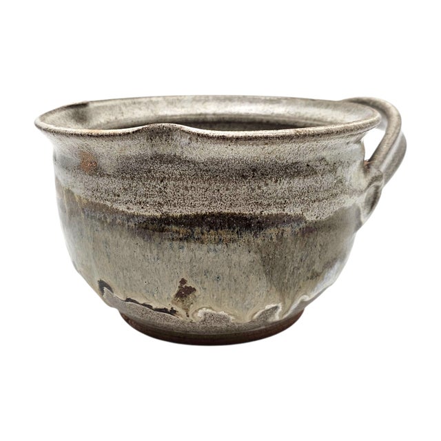 California Studio Pottery Batter Bowl With Pour Spout — Signed “Margie,” 1980 7.5" For Sale - Image 11 of 14