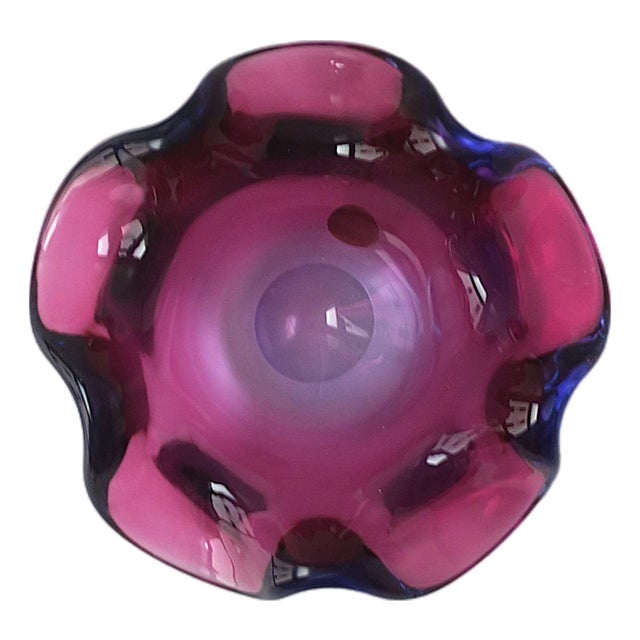 Italian Murano Bowl, Midcentury Modern Design, Mid 20th Century, Italy For Sale